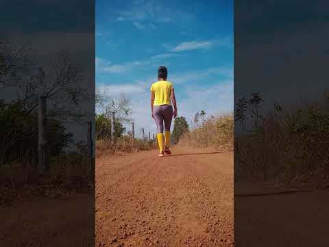 Caminhada sertaneja Comunidade Santa Rita município Vianópolis Goiás Brasil