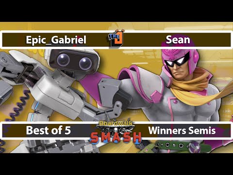 The Boardwalk Monthly - Epic_Gabriel (ROB) vs Sean (Captain Falcon) - Winners Semis - Smash Ultimate
