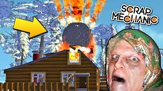🏡 НА БАБКИН ДОМ УПАЛА КОМЕТА 💥 МУЛЬТИК в СКРАП МЕХАНИК 🔨 Scrap Mechanic 💾