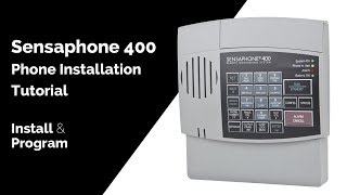 Sensaphone 400 Phone Number Programming
