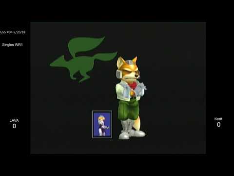 GSS 94 SSBM - LAVA (Sheik) vs. Kraft (Fox) - Melee WR1