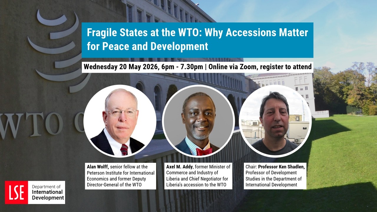Fragile States at the WTO: Why Accessions Matter for Peace and Development
