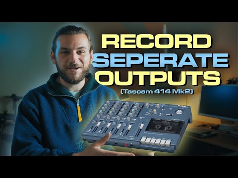 Tascam 414 Mk2 to DAW: Record Individual Tracks Simultaneously (Full Tutorial)