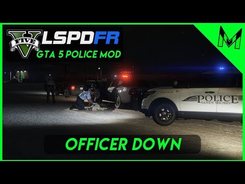 LSPDFR #70 Officer Down, Sandy Shores Patrol! (LSPDFR 0.4 Police Mod)