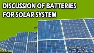 19- Energy In A Battery  | Basics of Solar Energy