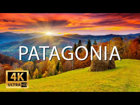 FLYING OVER PATAGONIA (4K UHD) - Relaxing Music With Beautiful Nature Videos (4K Video Ultra HD)