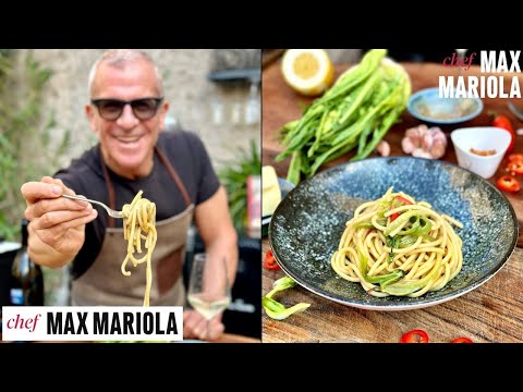 SPAGHETTI CON PUNTARELLE E ALICI - Ricetta di Chef Max Mariola