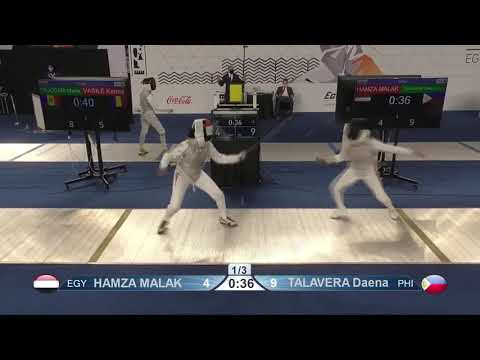Cairo Worlds 2021 CWF - L16 - Hamza EGY v Talavera PHI