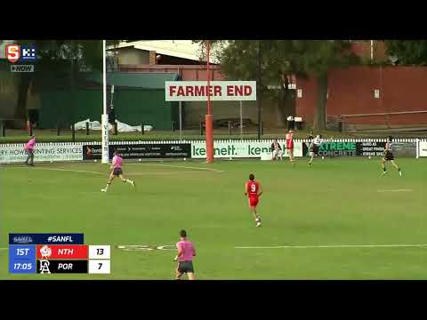 Rd 7 Hostplus SANFL Snapshot - Port's Cody Szust soccers off ground