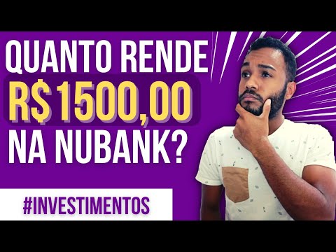 Quanto Rende 1500 Reais Na Nubank? | Rendimento da NuConta (Nubank) | Dani Saints