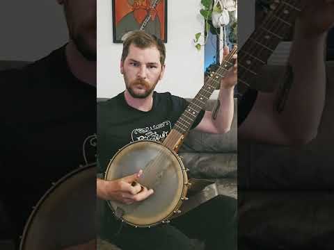 How to play thumb lead. Beginner banjo lesson. #banjo #bluegrass #oldtime #clawhammer