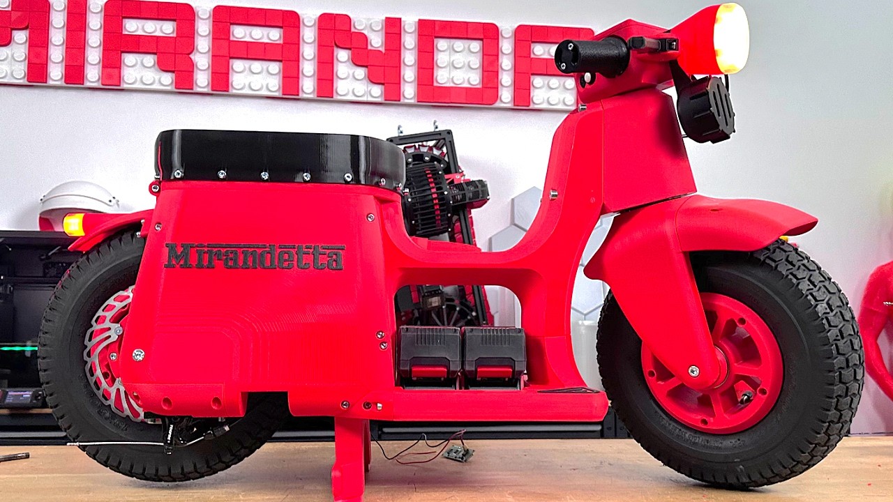 This 3D-printed electric motorbike folds into your luggage — creator warns it is 'super fast... way too…