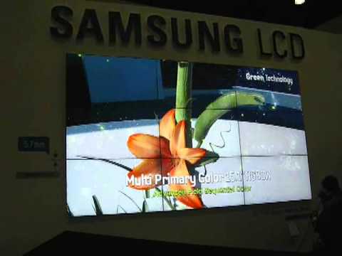 Samsung newest 55" 5.7mm slim bezel Video wall 3 x 3