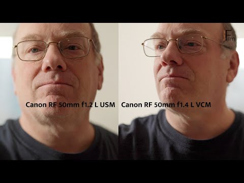 Canon RF 50mm f1.4 L VCM vs 50 f1.2 L USM on the Canon C80