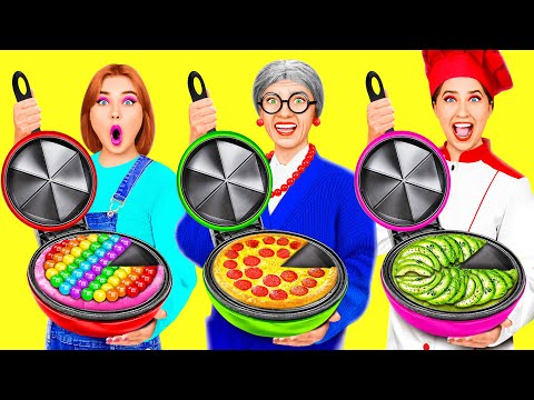 Sfida Di Cucina — Io vs Nonna | Divertenti Sfide Culinarie HAHANOM Challenge