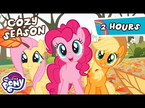 Get Cozy with the Ponies 🍁🎃🍂 | 2 HOUR FALL COMPILATION | My Little Pony: Friendship is Magic