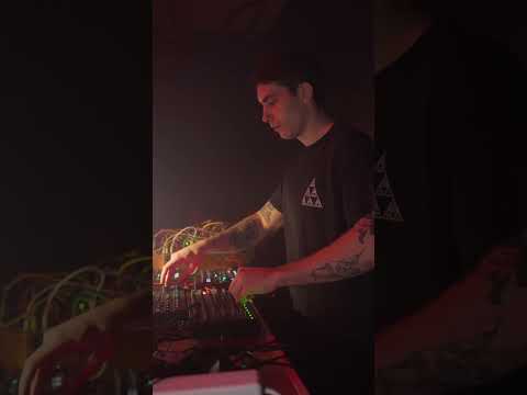 Techno Live Set at Abismo Madrid Lasociacion#techno #electronicmusic #modular #rave #dj #viral_video