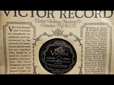"My Sugar and Me" ~ Billy Hays and His Orchestra - 1929 Victor V-40056-B