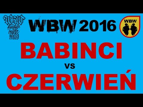 Babinci 🆚 Czerwień 🎤 WBW 2016 Gdańsk (freestyle rap battle)