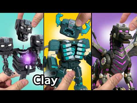 I Built CLAY Minecraft Mechs - Minecraft BOSS