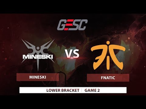 Mineski vs Fnatic | Game 2 | GESC E-Series: Jakarta SEA