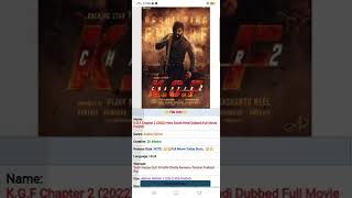 KGF chapter 2 in movie hind download filmy for web xyz sa Like  and subscribe 😊