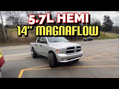 2015 RAM 1500 5.7L HEMI DUAL EXHAUST w/ 14" MAGNAFLOW!