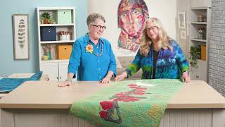 Luana Rubin talks to Quilting Arts TV host Susan Brubaker Knapp on the topic of Art and Activism.