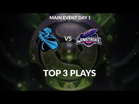 Newbee vs Winstrike Top 3 plays The International 2018 Main Event Day 1