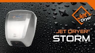 Jet Dryer Storm matný nerez