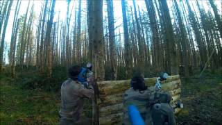 preview picture of video 'Paintball pluguffan 28 décembre 2014'