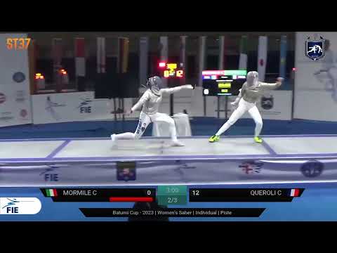 Batumi World Cup 2023 SWS - L4 - Chiara Mormile ITA v Caroline Queroli FRA