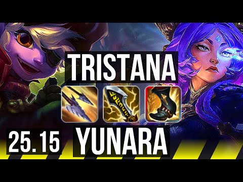 TRISTANA & Thresh vs YUNARA & Zac (ADC) | EUW Master | 25.15