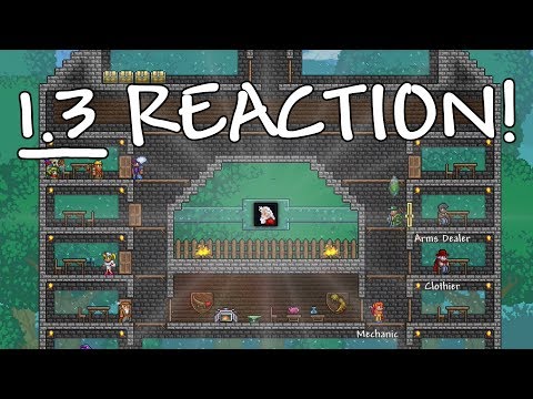 REACTING TO TERRARIA 1.3 ON CONSOLE!