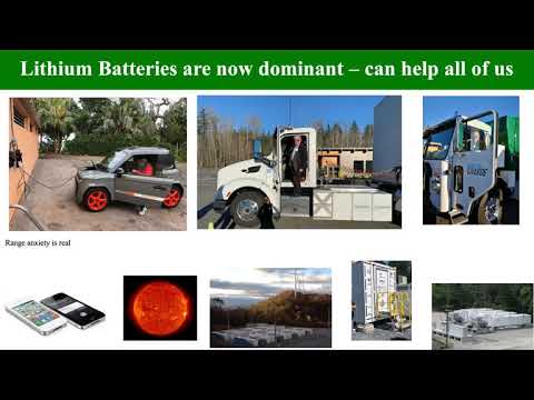Faculty Webinar Series: Lithium Ion Batteries - M Stanley Whittingham (2019 Nobel Laureate)