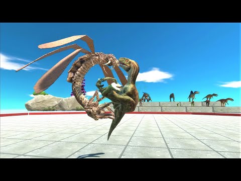 Alien exotica vs carnivore dinosaurs animal revolt battle simulator