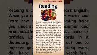 Reading | Learn English | English Speaking And Listening Skills | English Speaking Practice