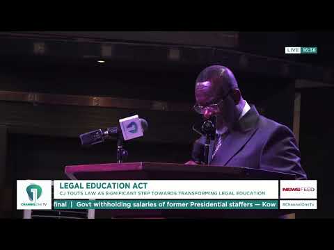 Chief Justice Hails New Legal Education Act as Game-Changer for Ghana