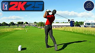 PGA TOUR 2K25 Gameplay First Full Round - Tiger Woods at Oakmont!