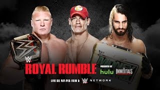 WWE Royal Rumble 2015 ► John Cena vs Brock Lesna