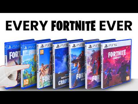 Unboxing Every Fortnite Ever (2017-2025 Evolution)