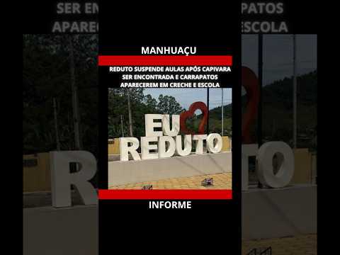 REDUTO SUSPENDE AULAS APÓS CAPIVARA SER ENCONTRADA E CARRAPATOS APARECEREM EM CRECHE E ESCOLA