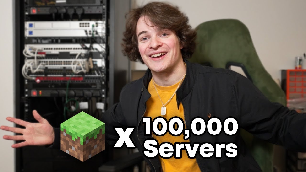 How I Host 100,000 Free Minecraft Servers!