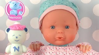 Poupée Nenuco Mon Premier Rhume Malette médicale Bébé a le nez qui coule