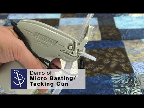 Demo of Micro Basting/Tacking Gun