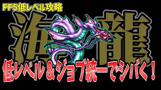 FF5 リバイアサンを低Lv+ジョブ統一でシバいてみた FINAL FANTASY V Make it all the same of job & level1