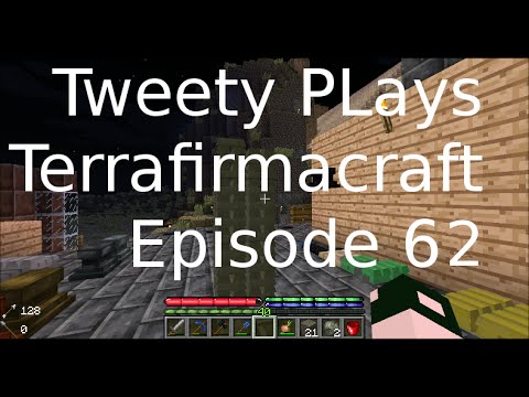 Tweety plays Terrafirmacraft ep 62 - Showing off and live stream announcement