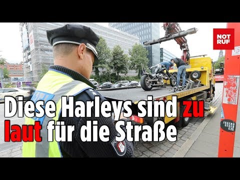 Tausende Biker in Hamburg: Polizeikontrolle bei den „Harley Days“