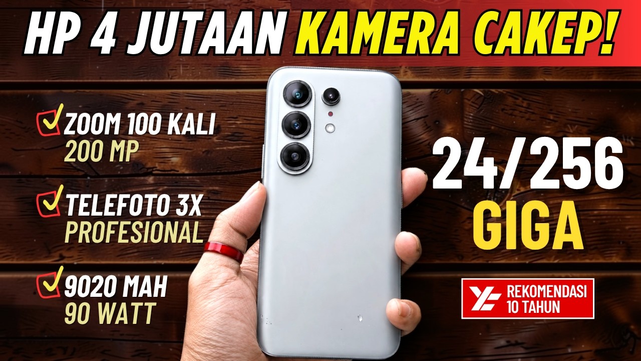 5 REKOMENDASI HP KAMERA 4 JUTAAN TERBAIK JUNI 2026