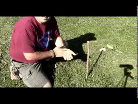 Finding north with the sun Ch 1 Stick and 2 Rock